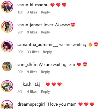 Fans react to Varun Dhawan and Samantha Ruth Prabhu pics