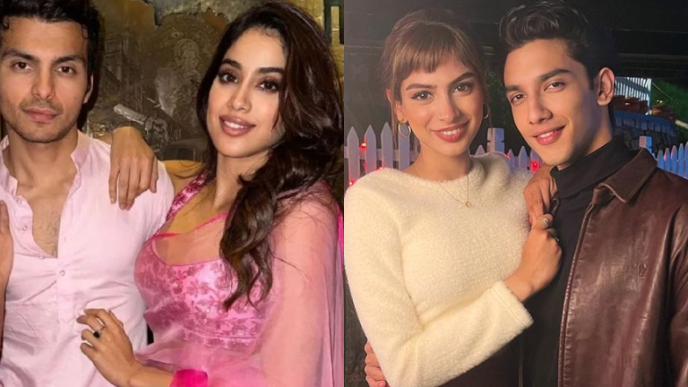 janhvi kapoor and shikhar pahariya, khushi kapoor and vedang raina