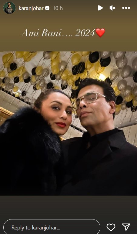 Karan Johar and Rani Mukerji