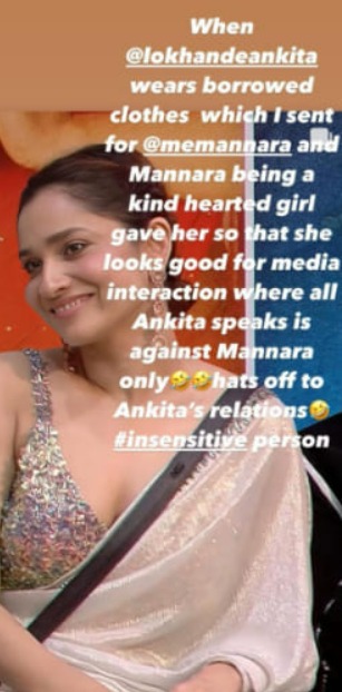 Mitali Handa slams Ankita Lokhande