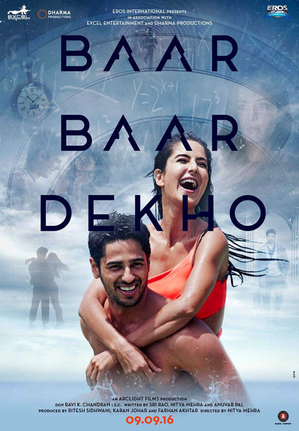 Sidharth-Malhotra-and-Katrina-Kaif-starrer-Baar-Baar-Dekho-poster