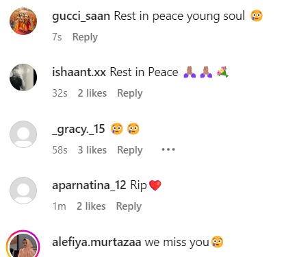 Fans react as Suhani Bhatnagar passes away