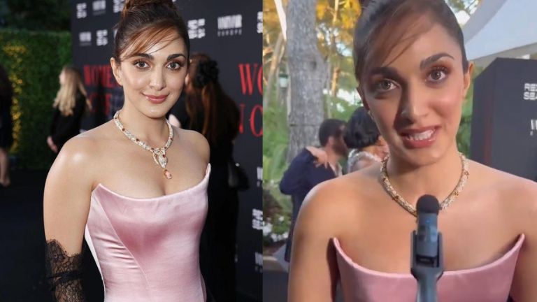 kiara advani, kiara advani fake accent, kiara at cannes, cannes 2024, cannes kiara advani, kiara fake accent at cannes, kiara fans troll