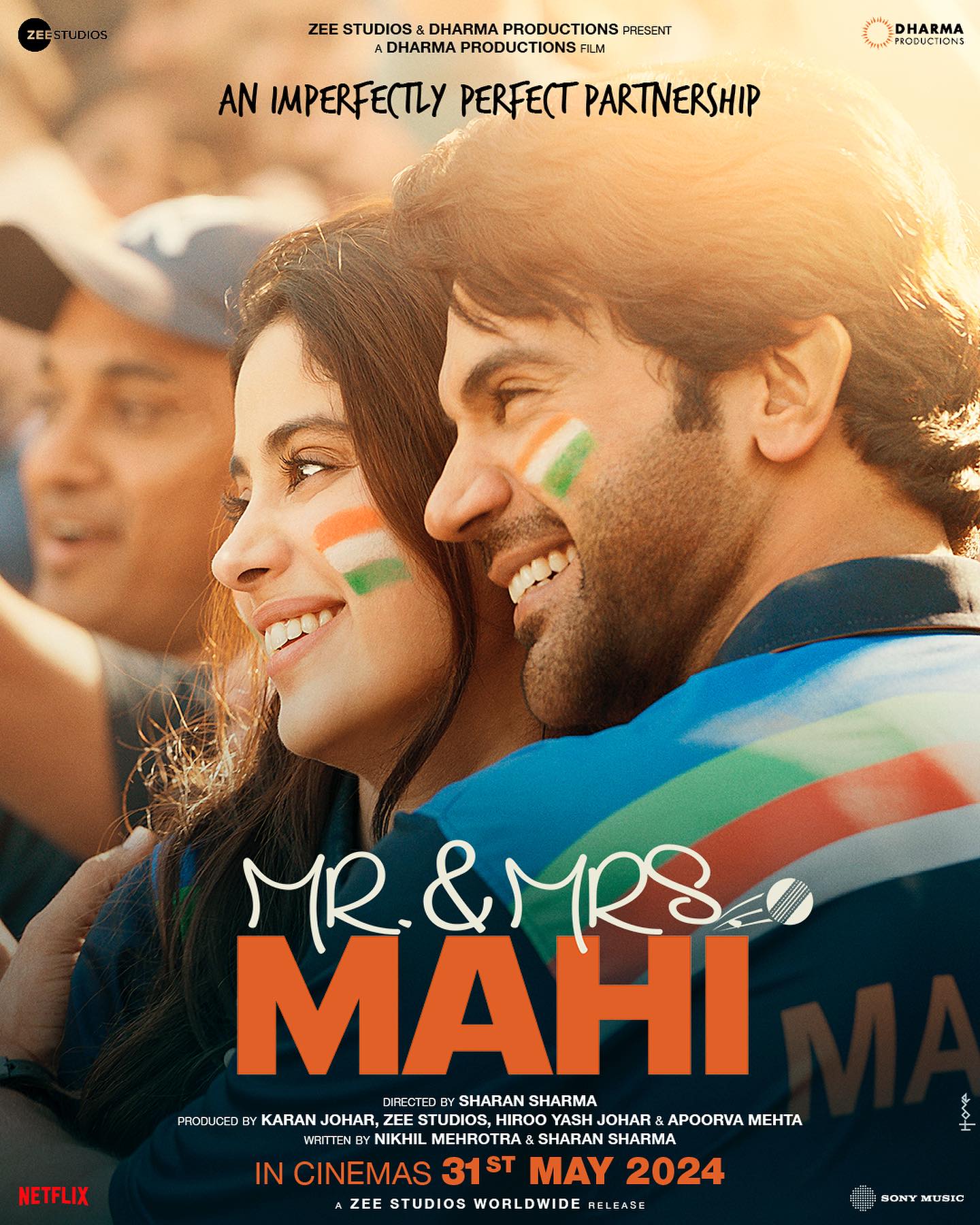 Mr and Mrs Mahi poster