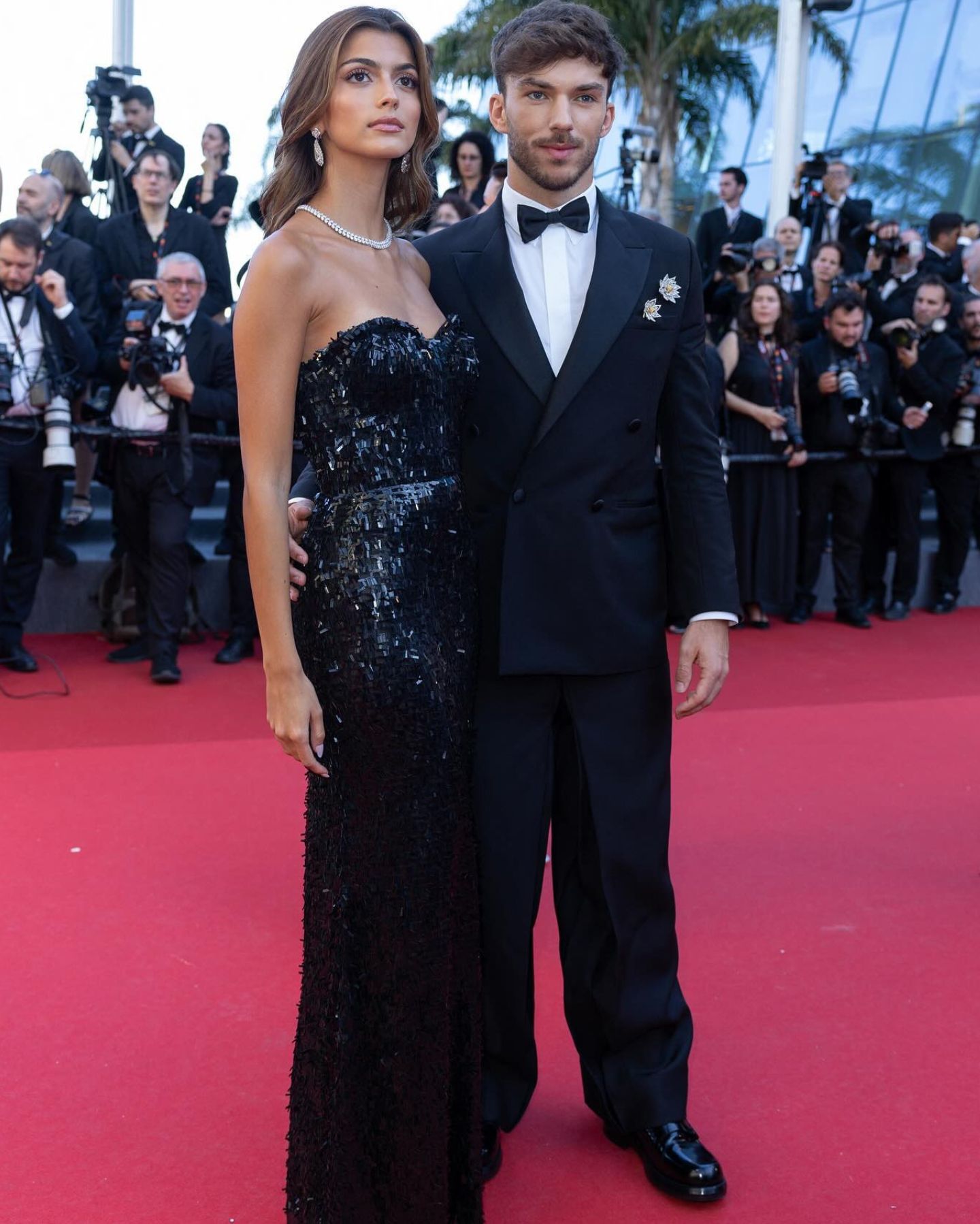 Pierre Gasly and girlfriend Francisca Gomes Cannes day 10