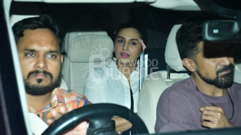 Huma Qureshi at Sonakshi Sinha's pre-wedding puja