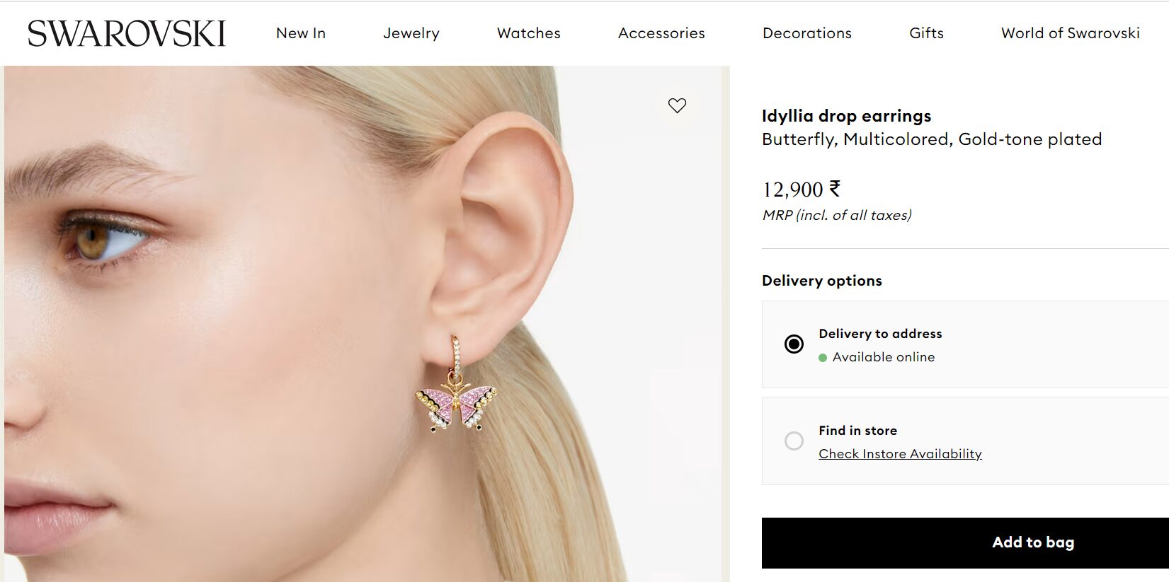 Price of the earrings