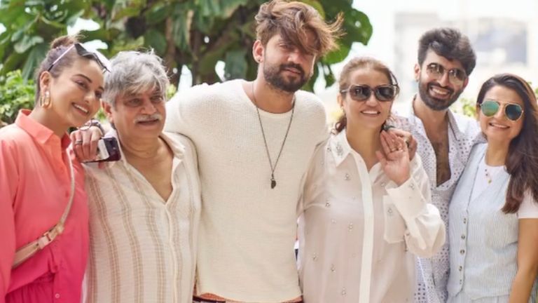 Sonakshi Sinha spends quality time with Zaheer Iqbal’s family ahead of their wedding this week; Check pics