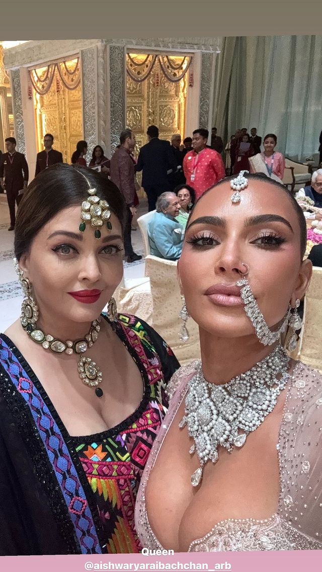 Aishwarya Rai Bachchan and Kim Kardashian