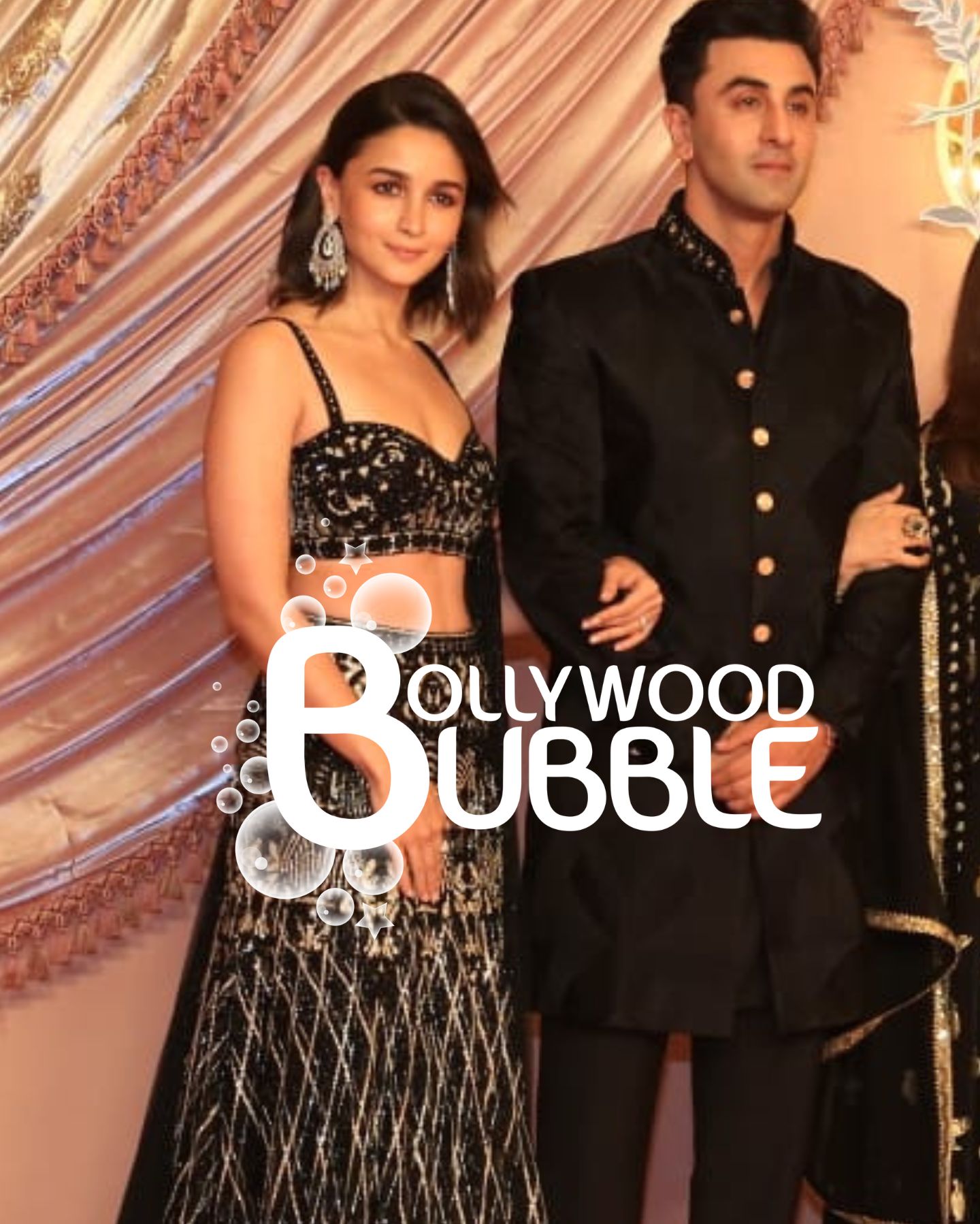 Alia Bhatt and Ranbir Kapoor at Anant Ambani- Radhika Mercant