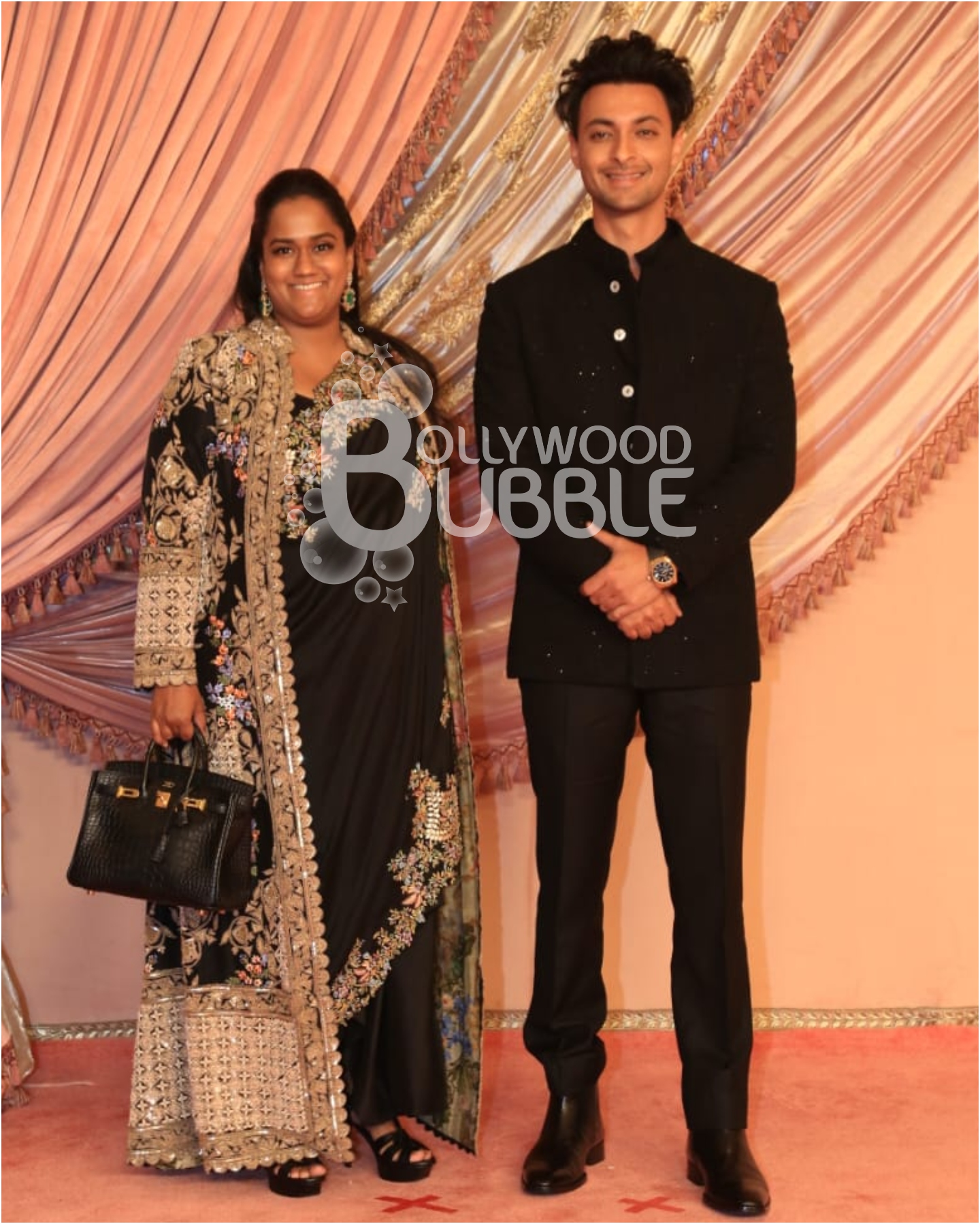 Arpita Khan and Aayush Sharma at Anant Ambani and Radhika Merchant's Sangeet ceremony