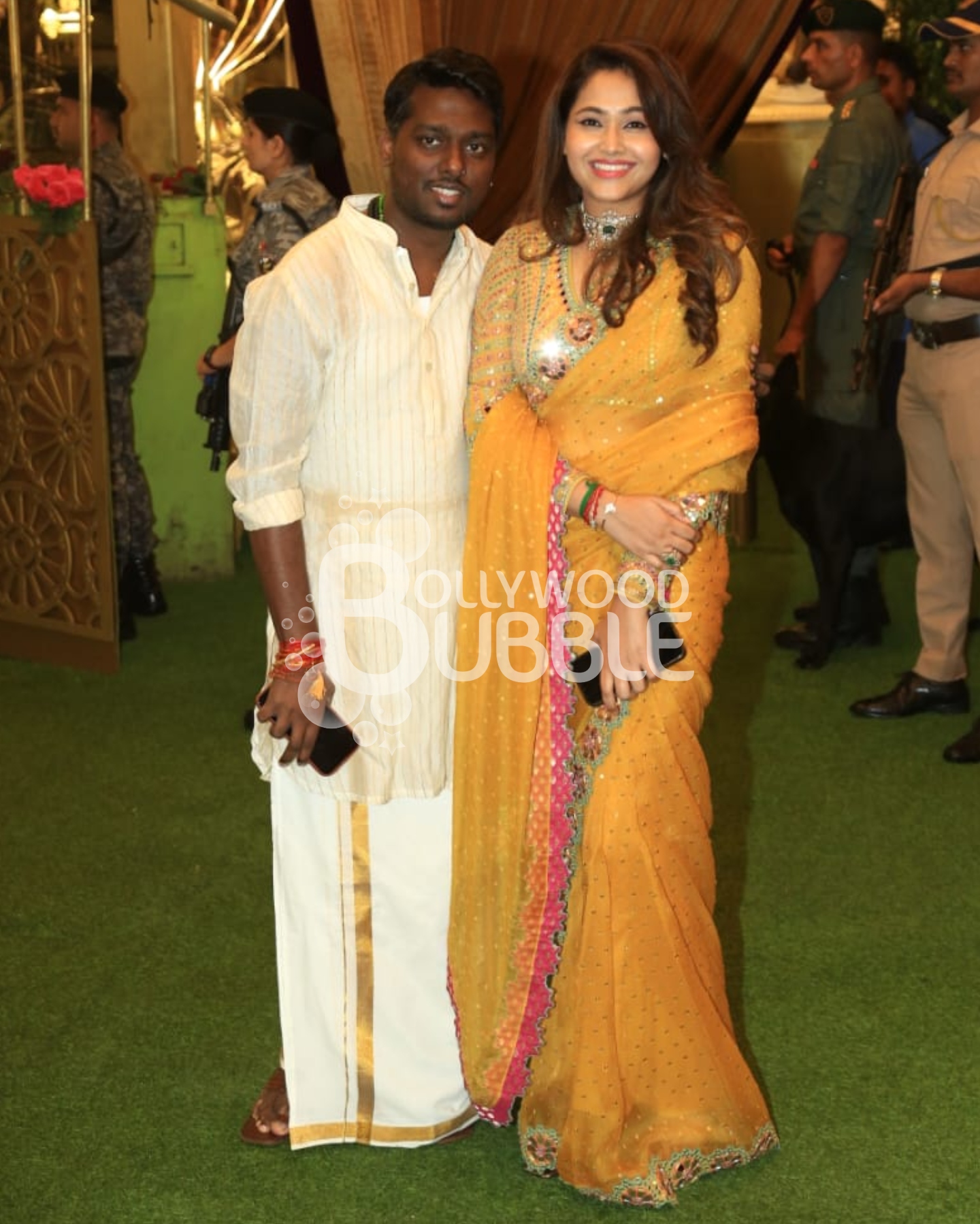 Atlee and wife at Anant Ambani-Radhika Merchant Mehendi ceremony