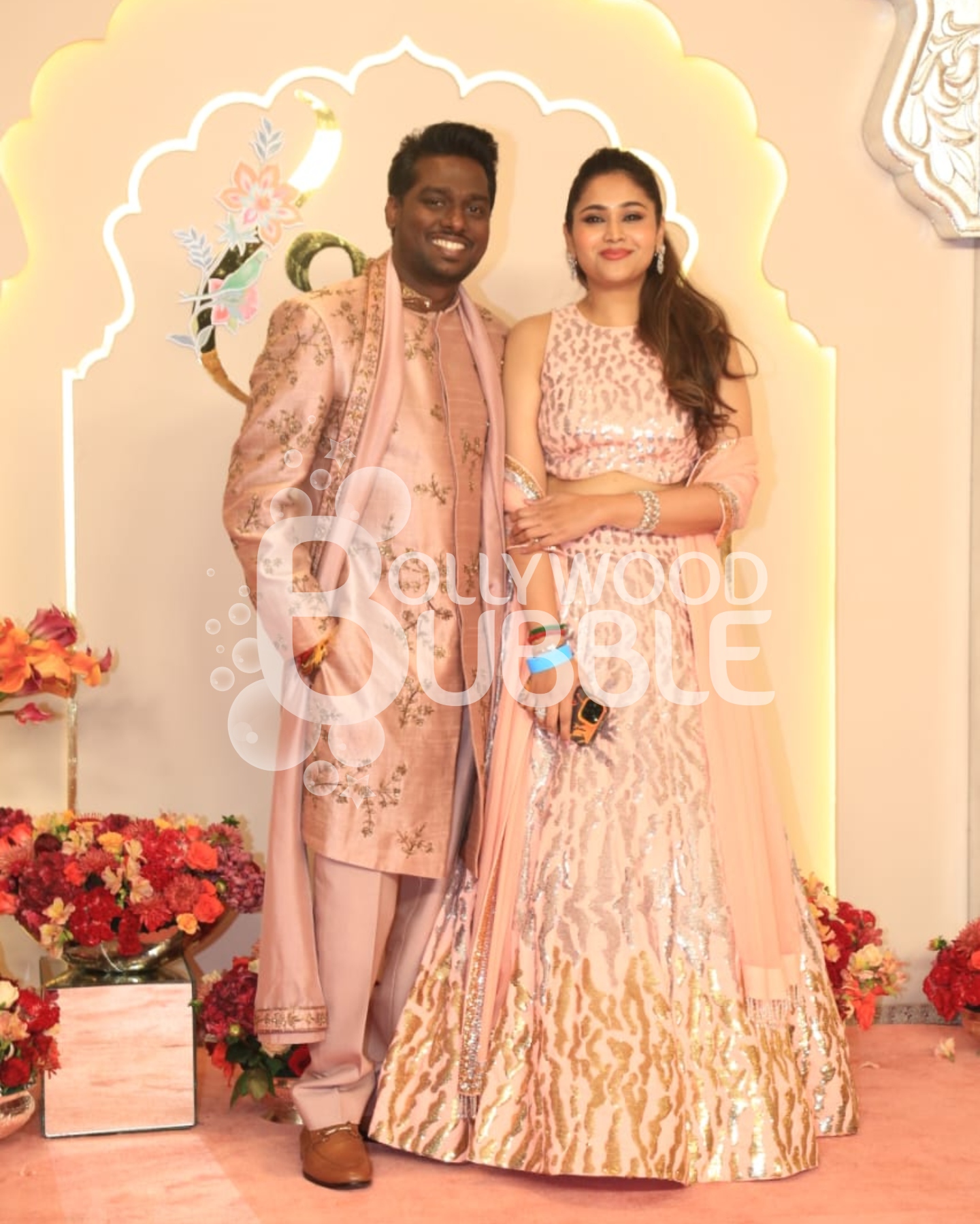 Atlee with wife at Anant Ambani-Radhika Merchant wedding