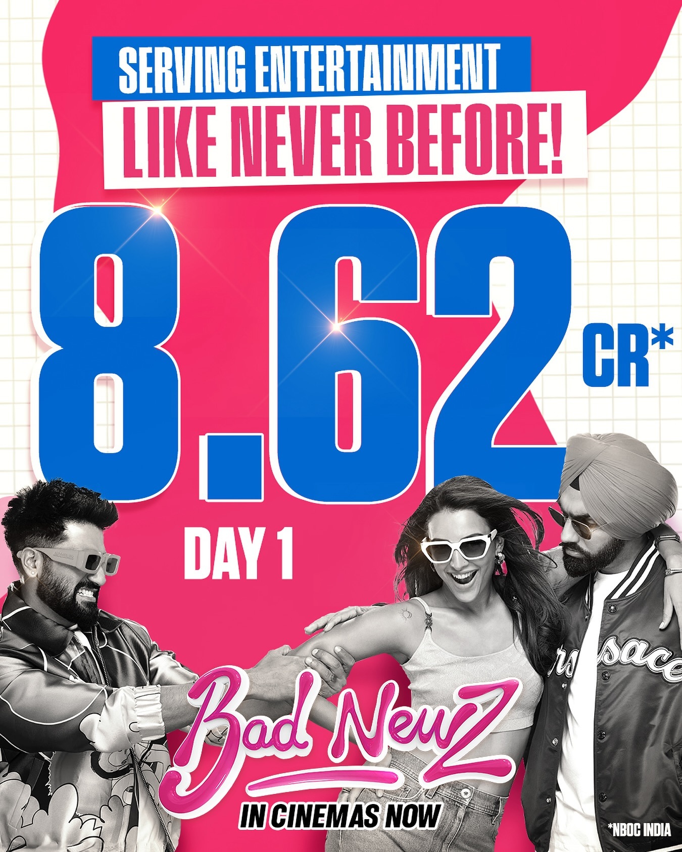 Bad Newz Day 1 Box Office collection