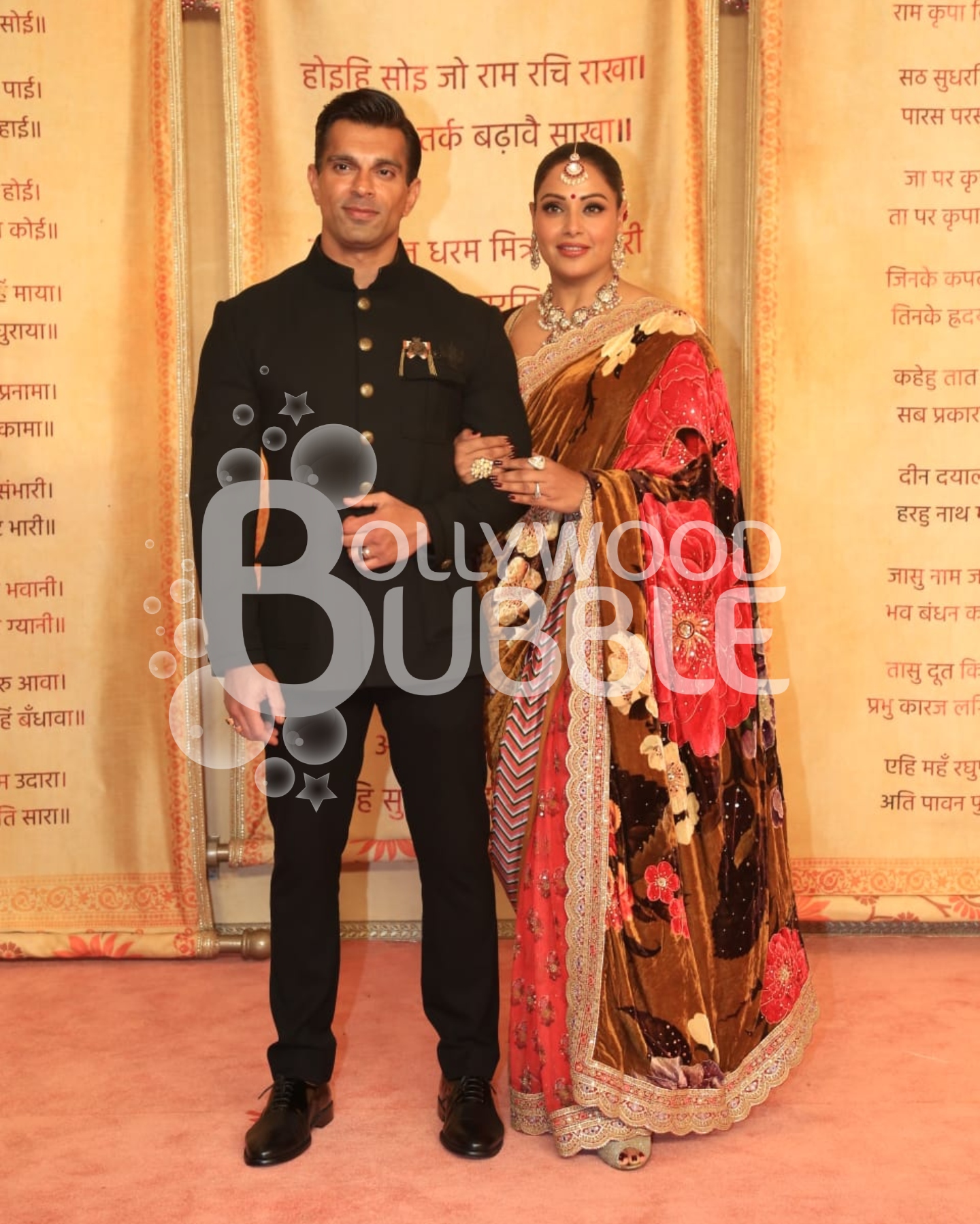 Bipasha Basu and Karan Singh Grover at Anant Ambani-Radhika Merchant wedding reception - Copy