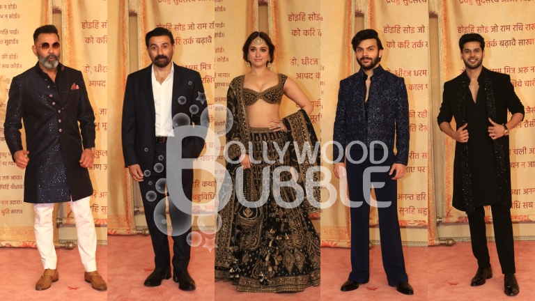 Anant Ambani-Radhika Merchant Reception: Bobby Deol, Sunny Deol, Tamannaah, Veer Pahariya, Abhimanyu Dasani add glamour in black