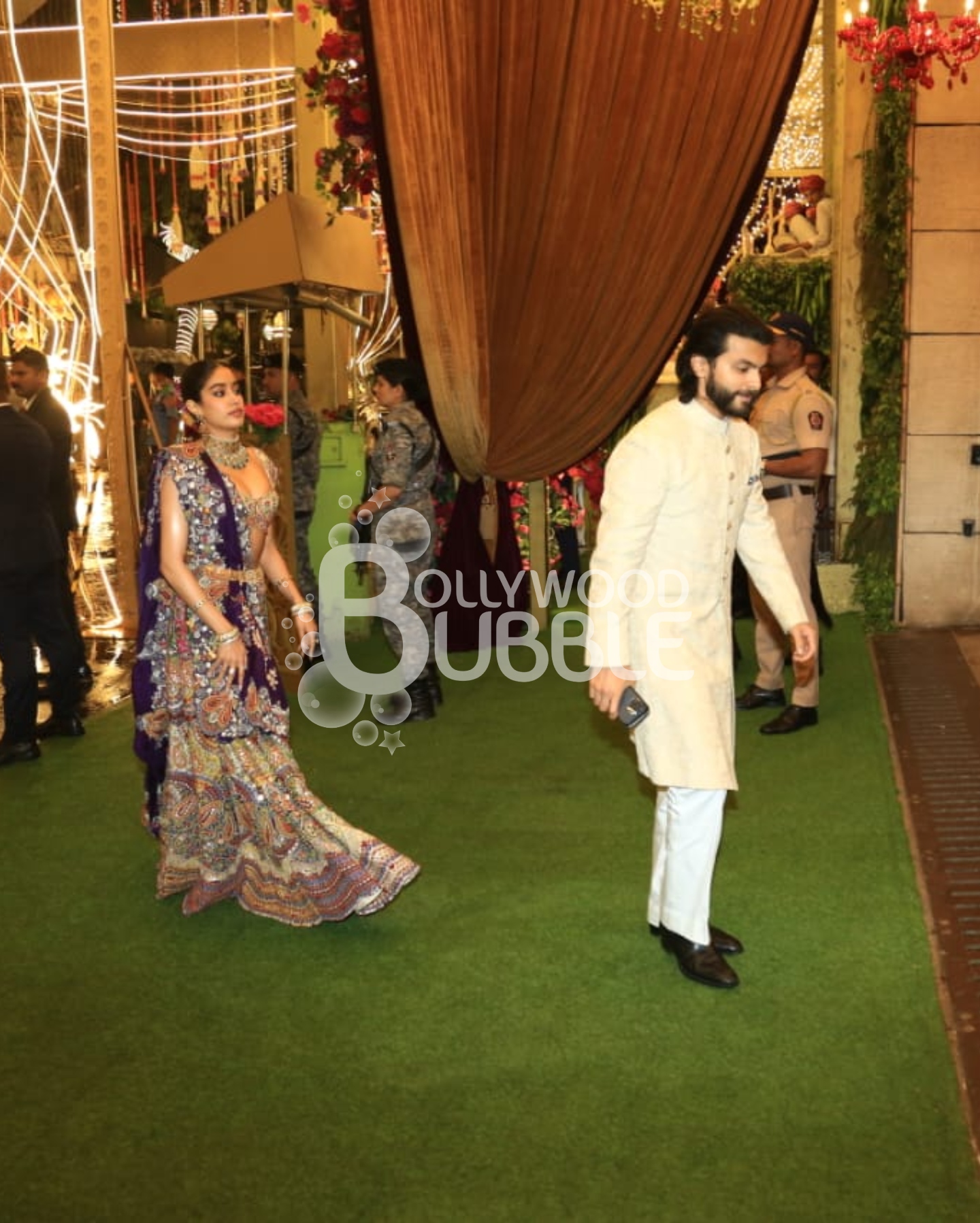 Janhvi Kapoor and Shikhar Pahariya at Anant Ambani-Radhika Merchant Mehendi ceremony