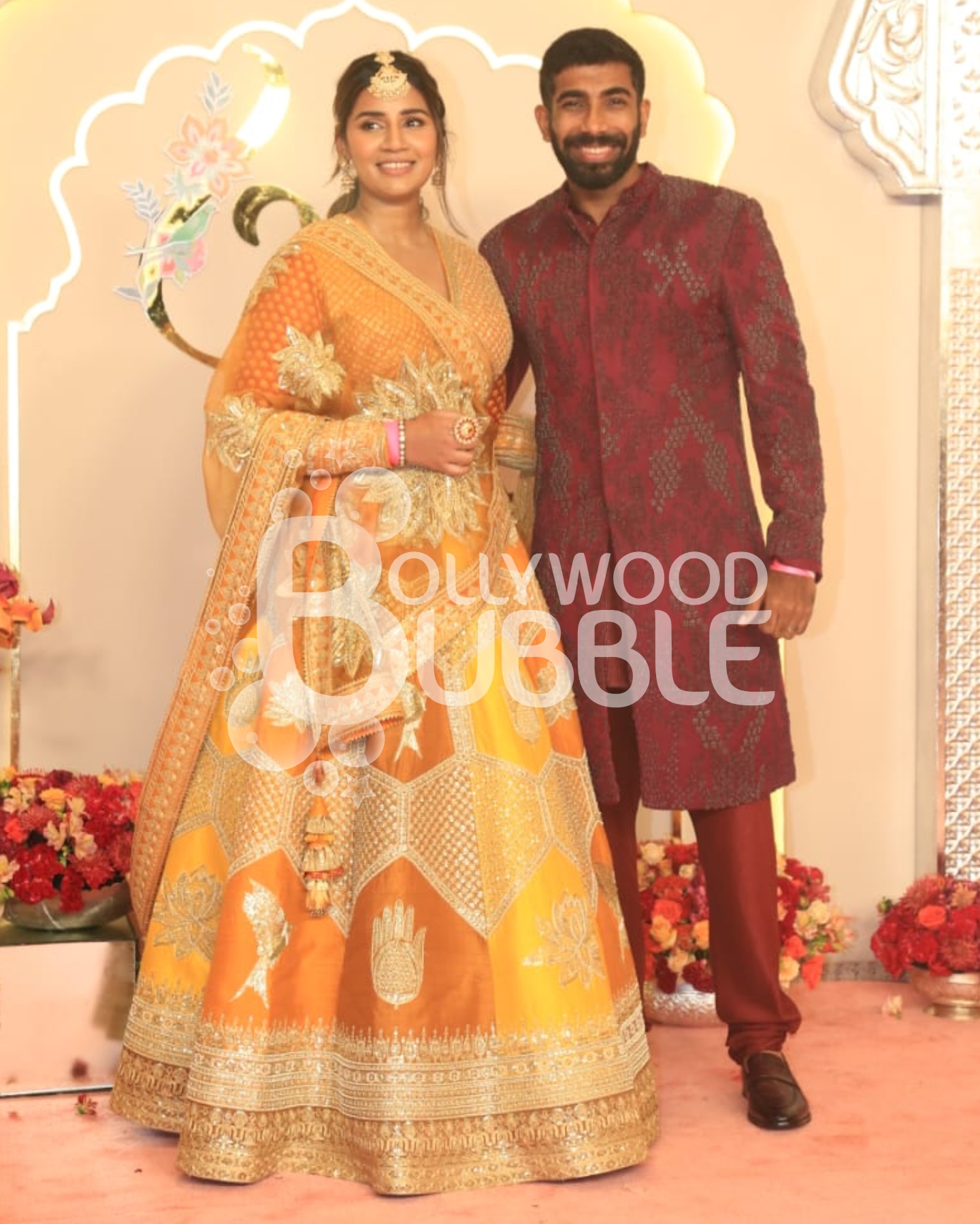 Jasprit Bumrah at Anant Ambani-Radhika Merchant wedding