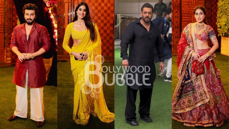 anant ambani radhika merchant haldi ceremony, salman khan, janhvi kapoor, sara ali khan, arjun kapoor,