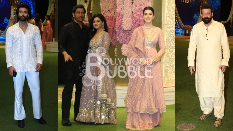 meezaan jafri, ms dhoni and sakshi, sanjay dutt, anant ambani radhika merchant, shanaya kapoor,