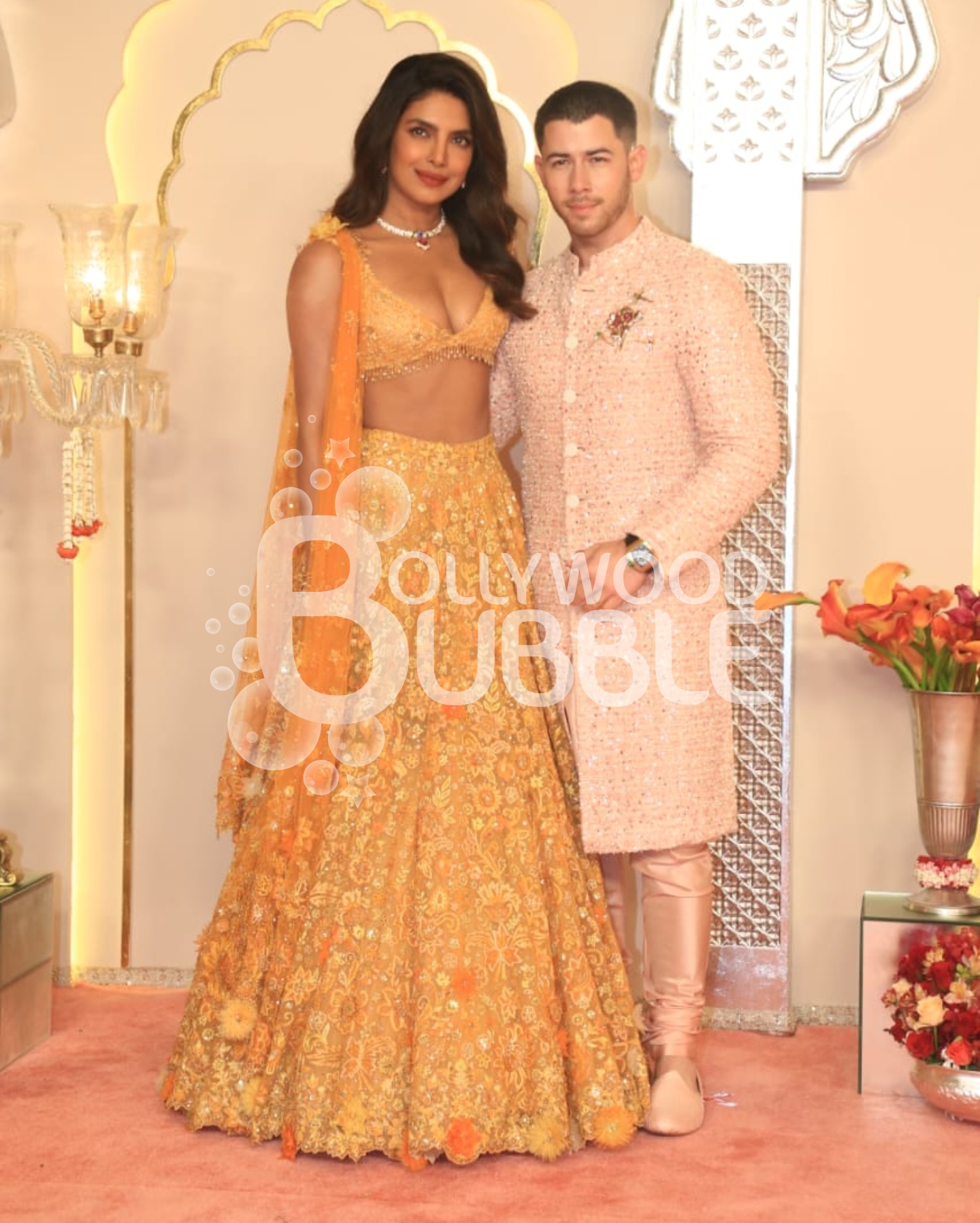 Priyanka Chopra and Nick Jonas at Anant Ambani-Radhika Merchant wedding