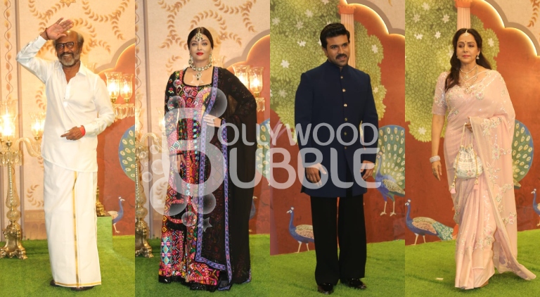 rajinikanth, aishwarya rai, hema malini at anant ambani-radhika merchant aaashirwad ceremony,