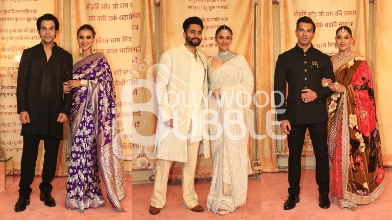 rajkummar rao, patralekha, rakul preet singh, jackky bhagnani, bipasha basu, karan singh grover, anant ambani, radhika merchant, anant ambani radhika merchant, anant ambani radhika merchant wedding, anant ambani radhika merchant reception,