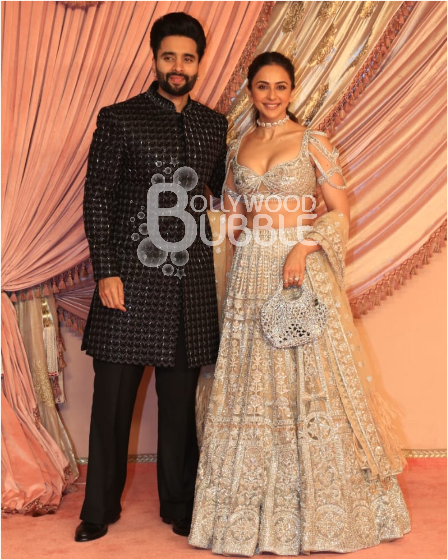 Rakul Preet Singh and Jackky Bhagnani at Anant Ambani and Radhika Merchant's Sangeet ceremony