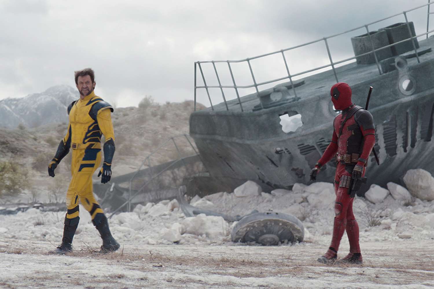 Ryan Reynold & Hugh Jackman in Deadpool & Wolverine