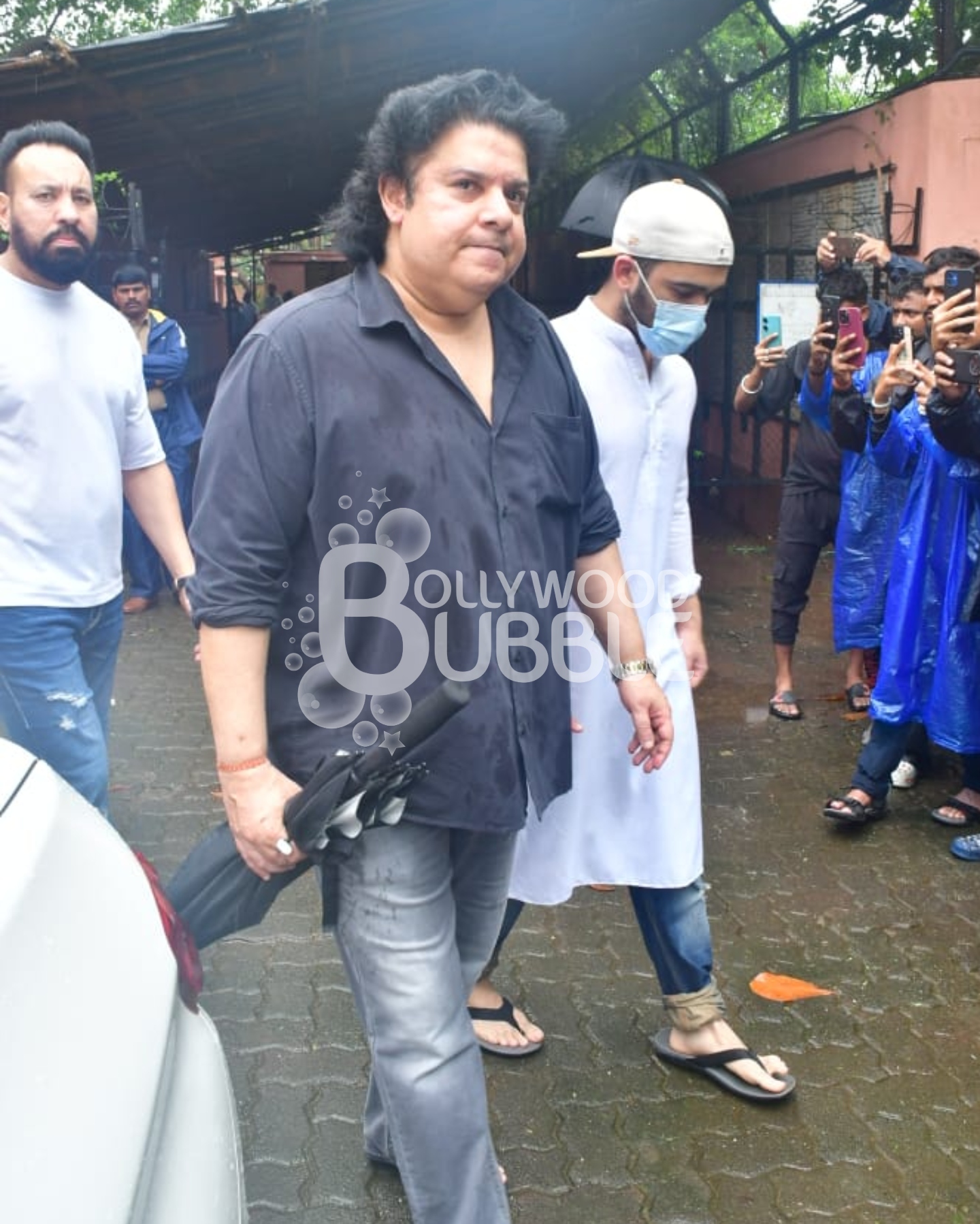 Sajid Khan at Tishaa Kumar’s funeral