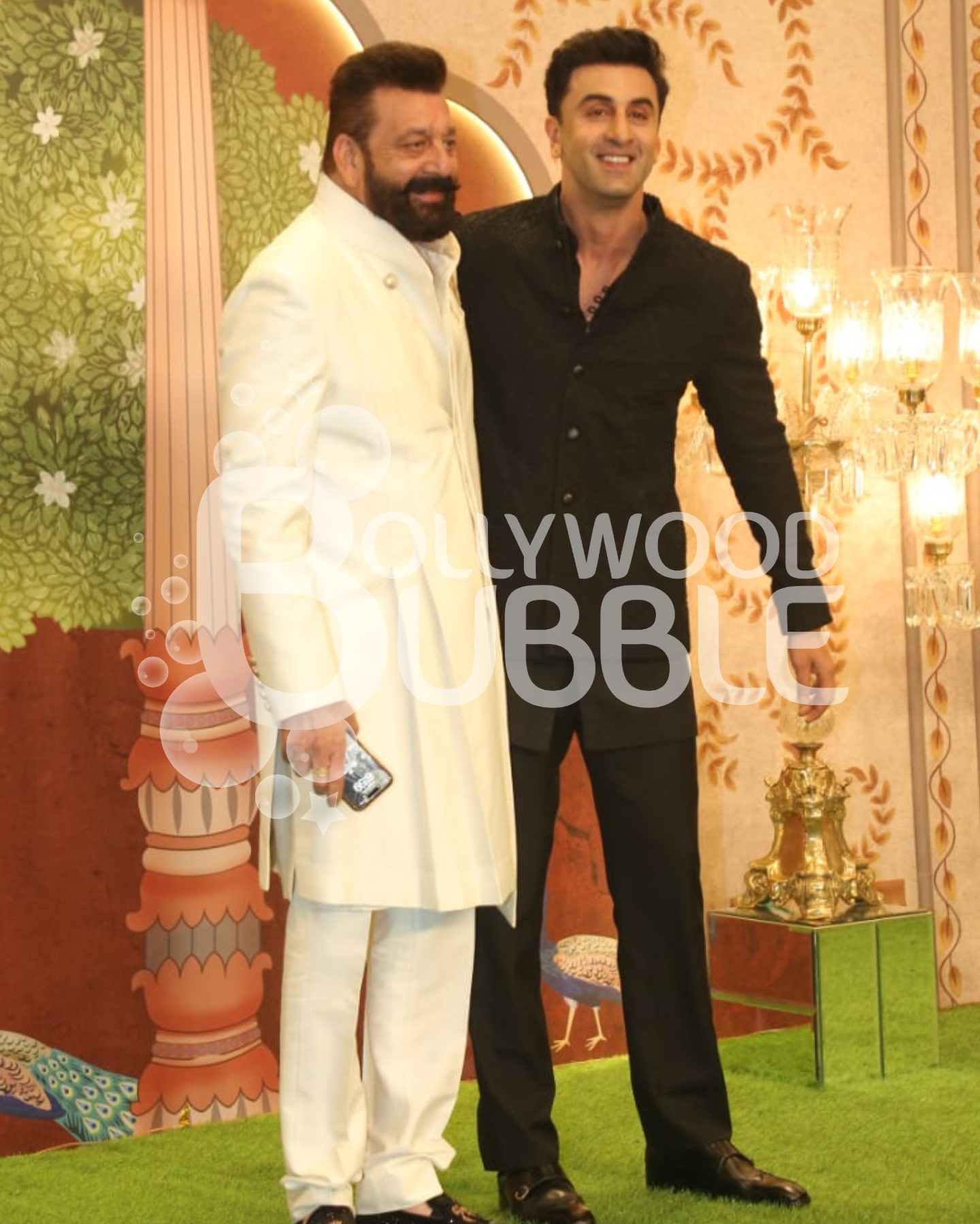 Sanjay & Ranbir at Anant Ambani-Radhika Merchant Aashirwad function