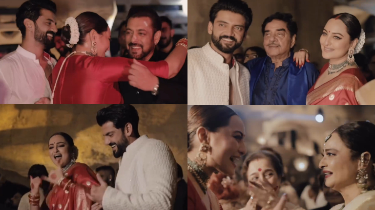 Sonakshi Sinha and Zaheer Iqbal share a wholesome ‘Shaadi ASMR’ video ft Rekha, Salman Khan & others; fans bless the couple with love