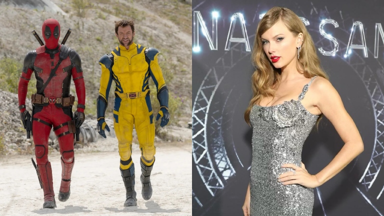 taylor swift, ryan reynolds, hugh jackman, wolverine, deadpool, deadpool & wolverine,