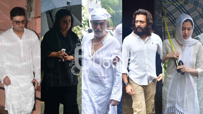 divya khossla, tishaa kumar funeral, tishaa kumar, bhushan kumar, krishan kumar, riteish deshmukh, farah khan,