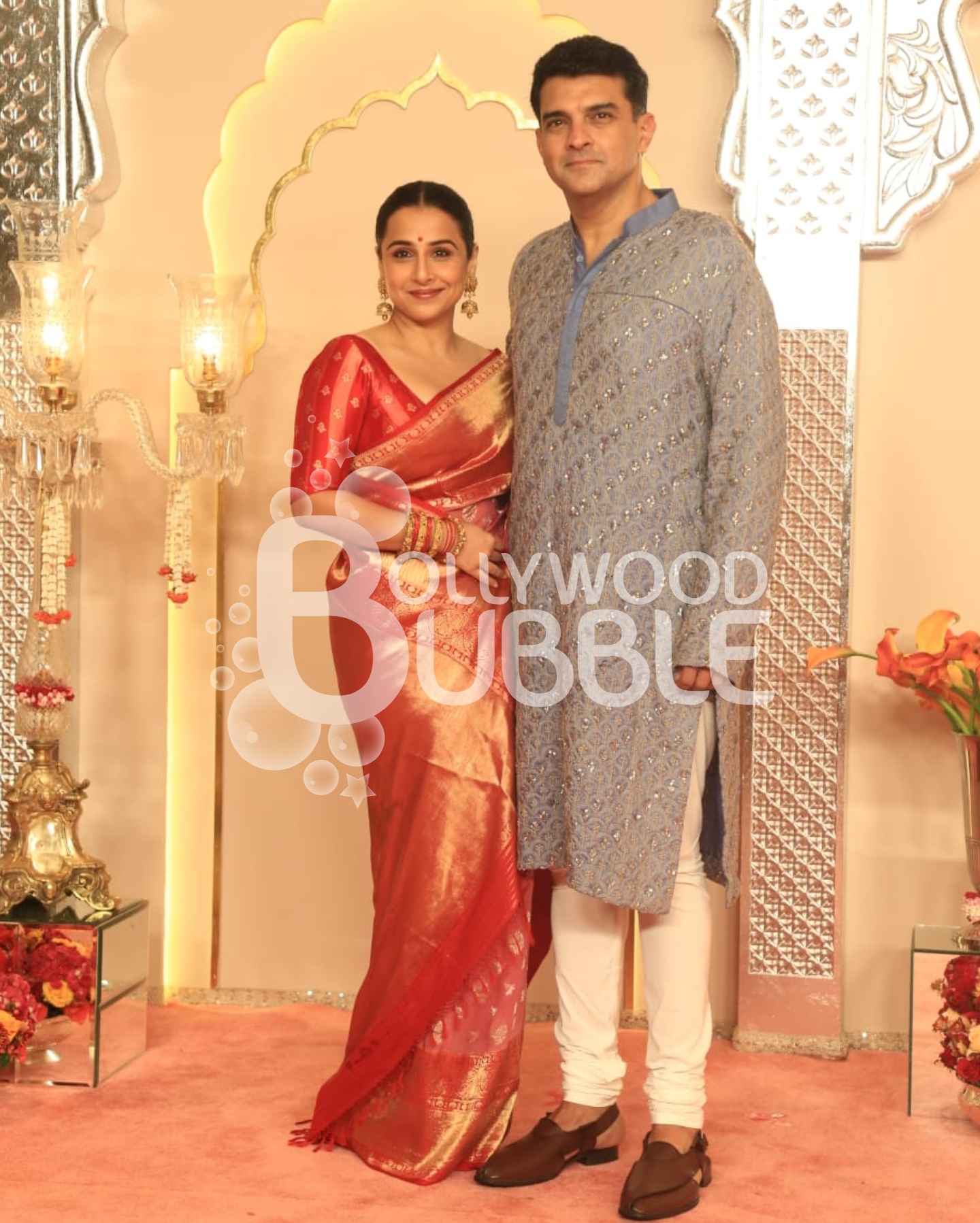 Vidya Balan and Sidharth Roy Kapur at Anant Ambani-Radhika Merchant wedding