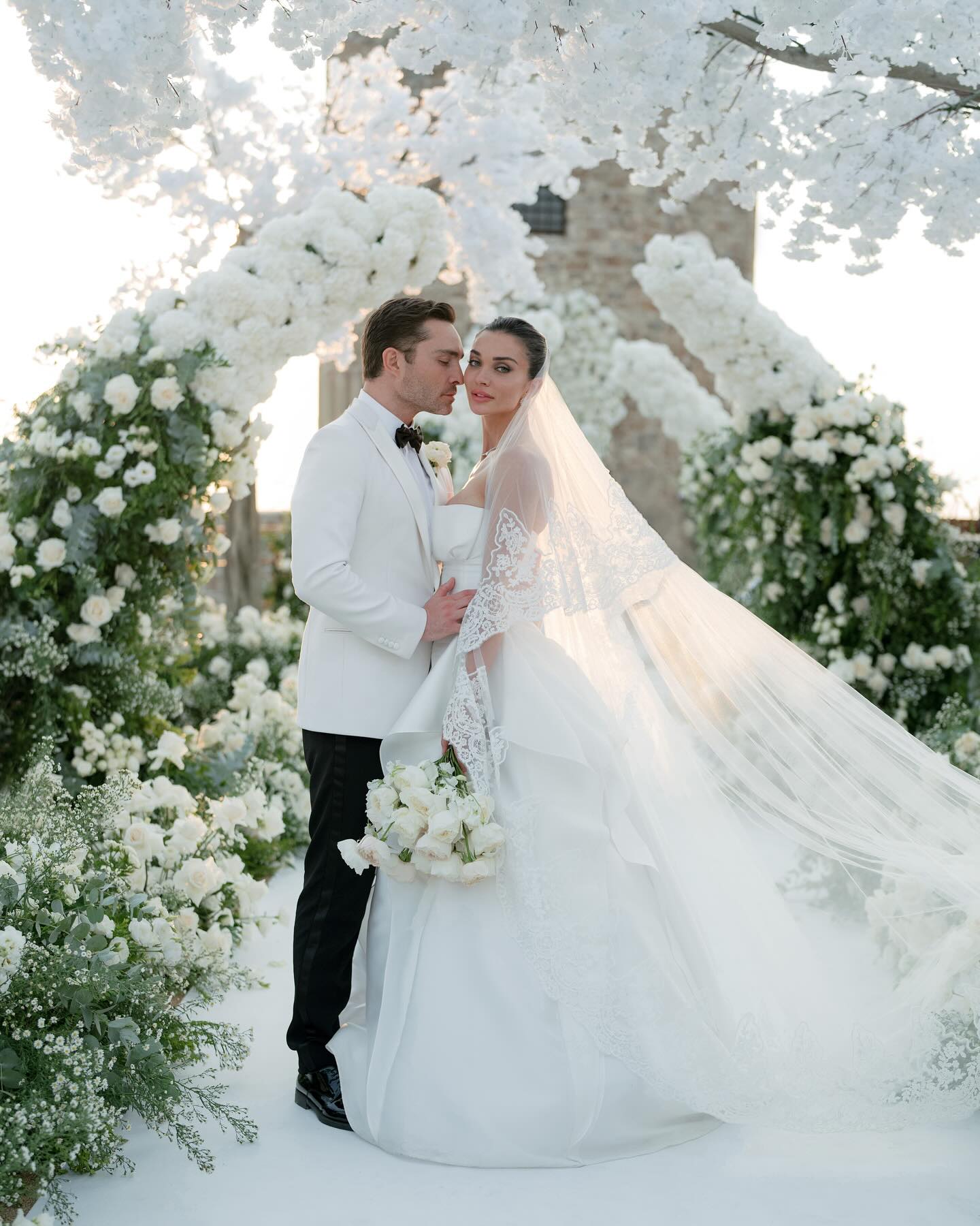 Amy Jackson and Ed Westwick's wedding pics