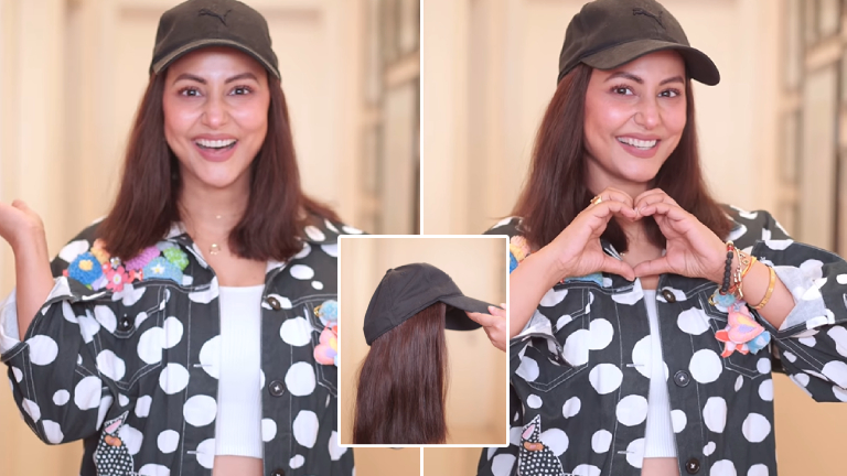 hina khan, hina khan makes wig, hina khan breast cancer