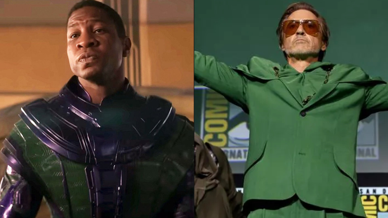 jonathan majors as kang, robert downey jr as dr doom, mcu