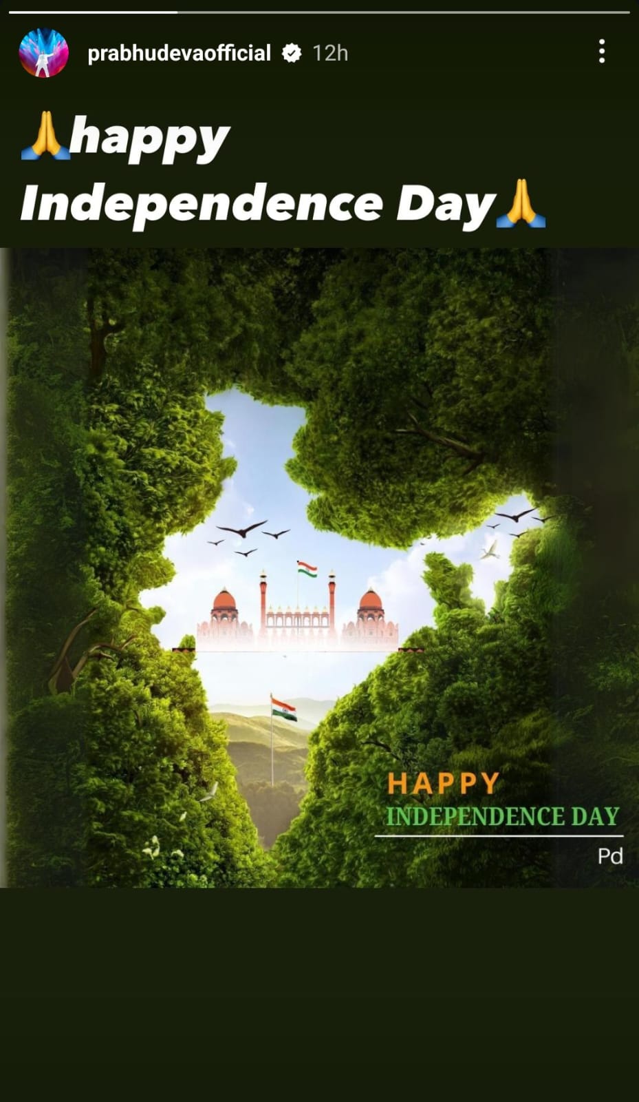 Prabhu Deva Independence Day 2024