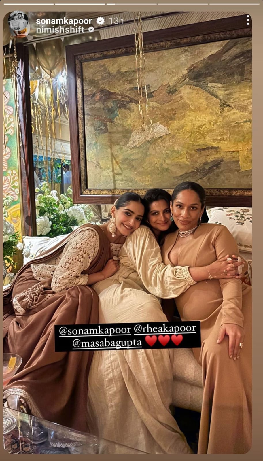 Sonam Kapoor & Rhea Kapoor at Masaba Gupta baby shower