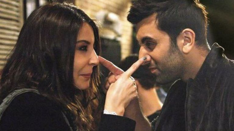 anushka and ranbir, ranbir kapoor and anushka sharma, anushka sharma bestfriend, anushka and ranbir in ae dil hai mushkil, bombay velvel actors, ranbir anushka funny, ranbir kapoor about anushka sharma