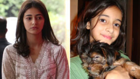 ananya panday, ananya panday pet dog, ananya panday dog