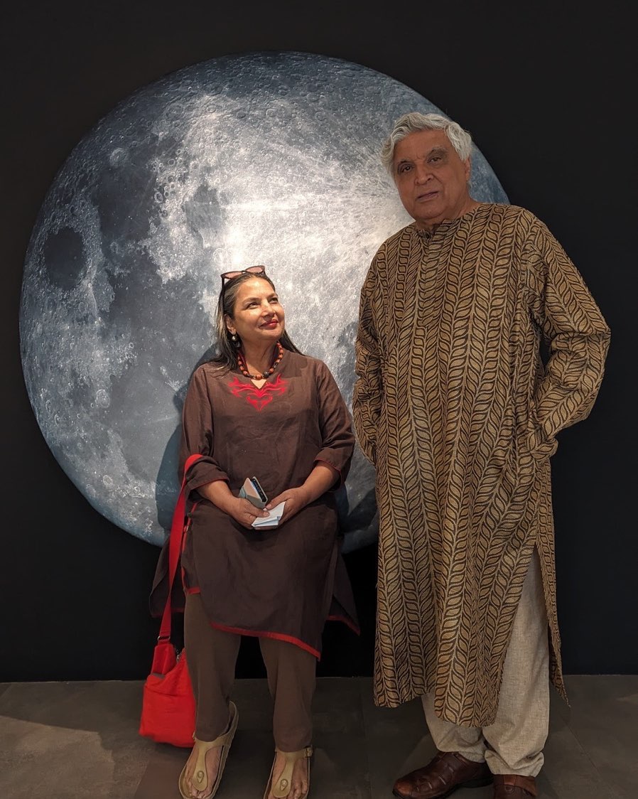 Shabana Azmi with husband Javed Akhtar