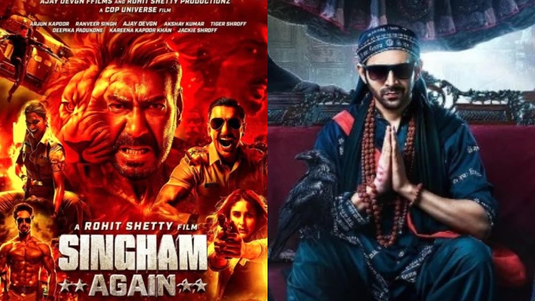 kartik aaryan, rohit shetty, singham again, bhool bhulaiyaa 3,