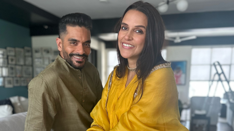 neha dhupia, angad bedi