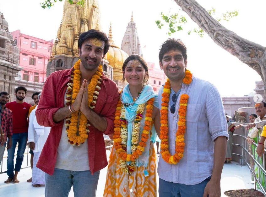 Ayan Mukherji with Ranbir Kapoor and Alia Bhatt