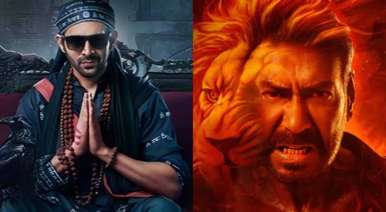 singham again release date, bhool bhulaiyaa 3, kartik aaryan, ajay devgn,