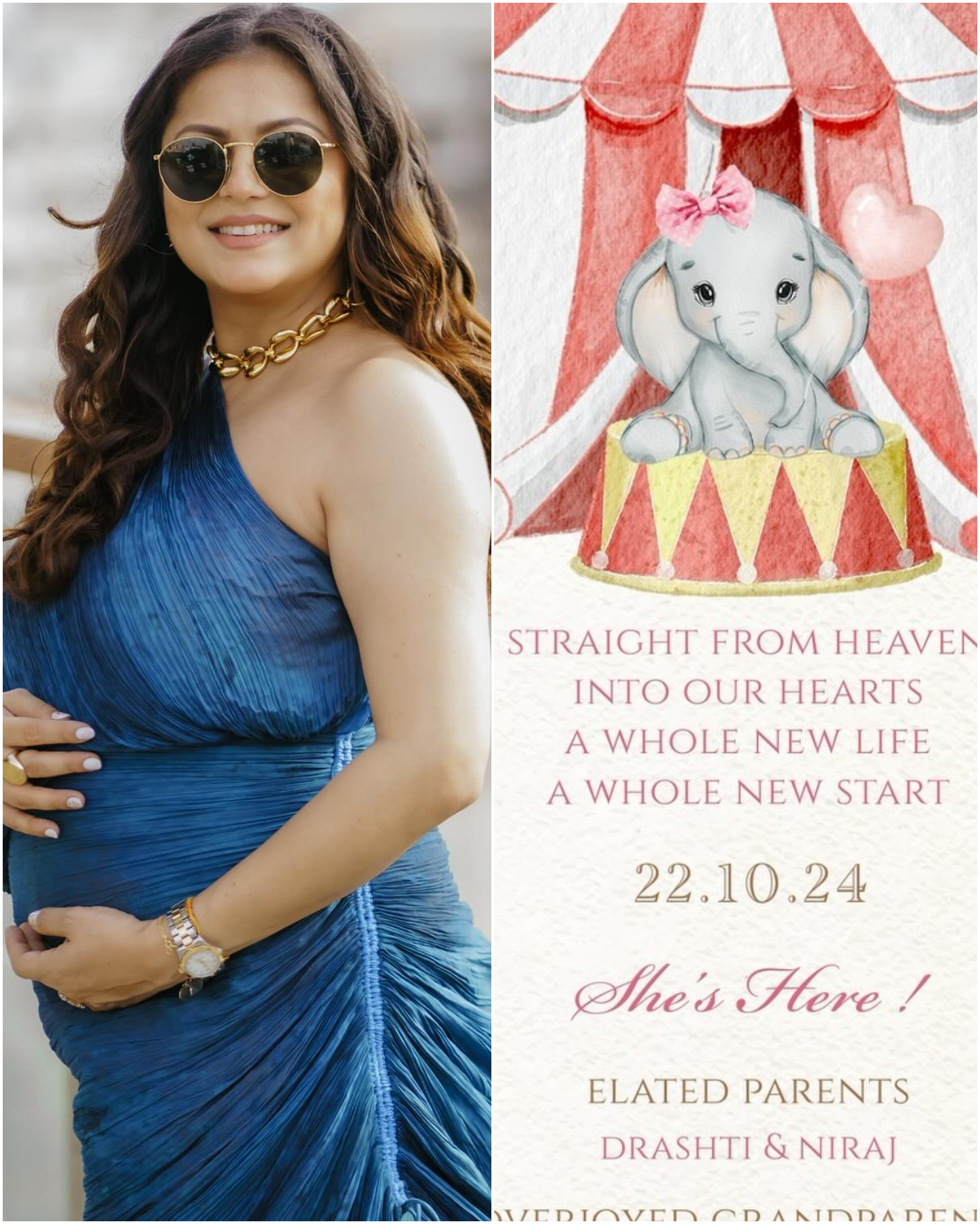 Drashti Dhami welcomed a daughter this year