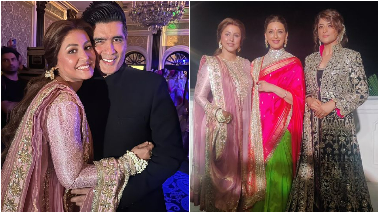 manish malhotra, sonali bendre, hina khan