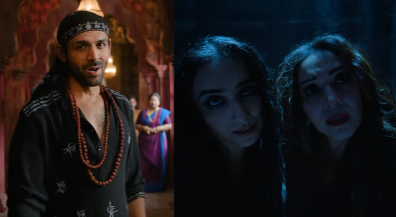 kartik aaryan, vidya balan, madhuri dixit, bhool bhulaiyaa 3,